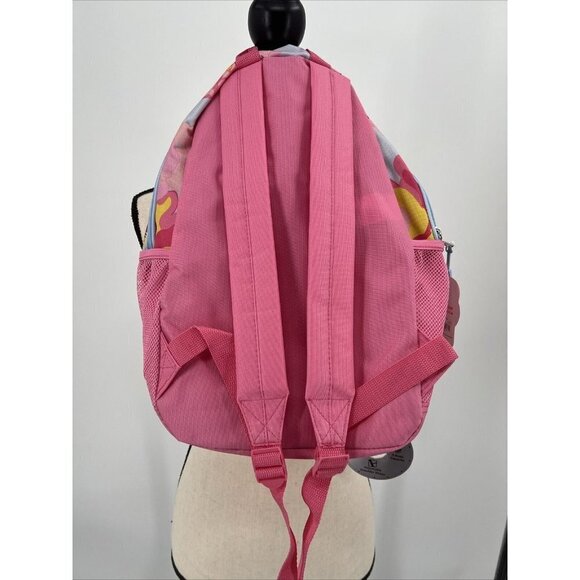 Wonder Nation Kids Backpack Adjustable Straps size L15" x W14" Pink Floral New - Picture 7 of 7